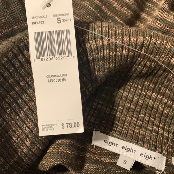 Eight eight eight Cowl Neck Tunic Sweater Dress - Picture 6 of 14